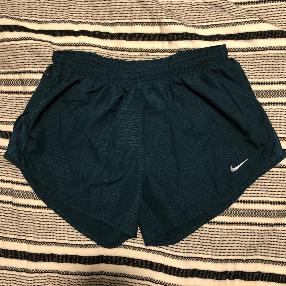 Teal Nike dry fit shorts
